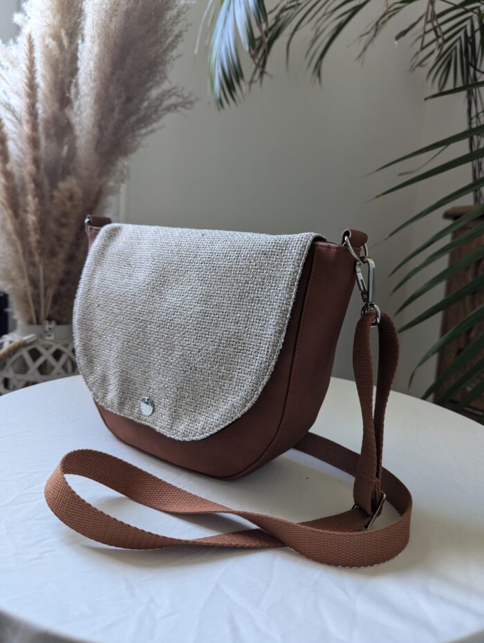 petit sac beige