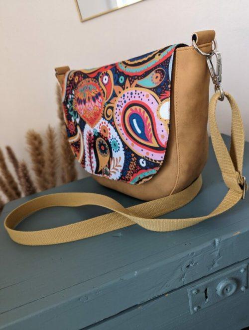 sac femme jaune