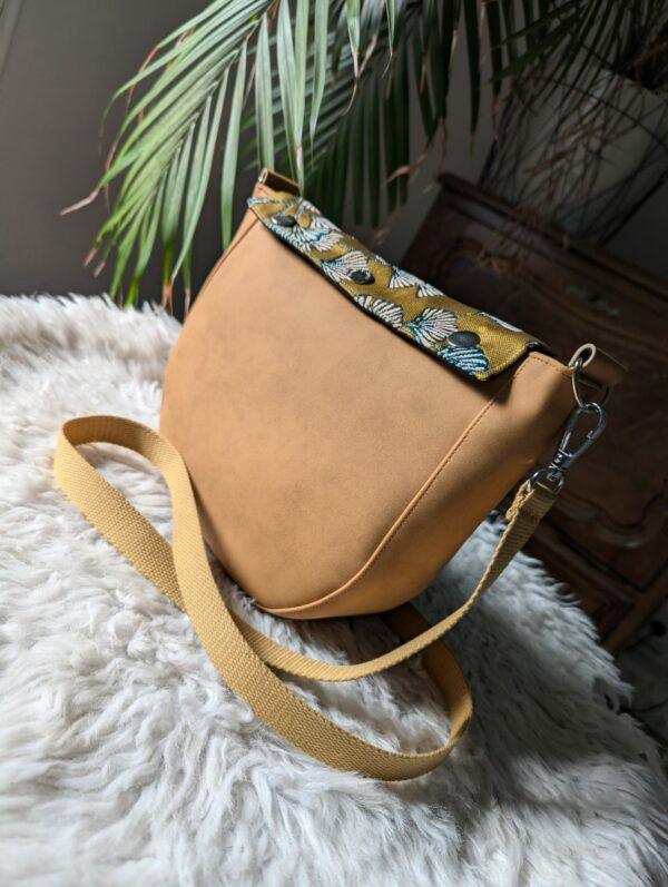 sac femme jaune