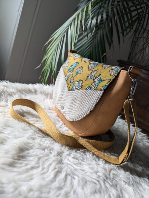 sac femme jaune