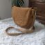 sac interchangeable velours jaune