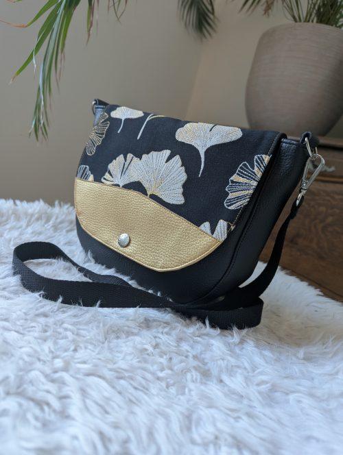 sac interchangeable noir et or